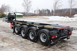 ТОНАР К4-20 (9988) П/п-контейнеровоз, 20", 20"Танк, ДОПОГ, ССУ 1150