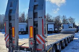 Полуприцеп трал 7 осный KOLUMAN YALCIN раздвижной г/п 102 т