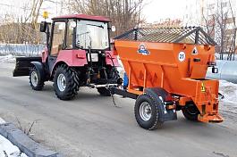 Пескоразбрасыватель полуприцепной тракторный ПРР-1,0