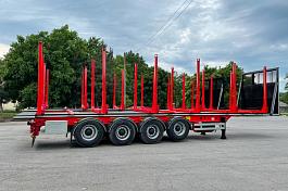 ТОНАР 9989 п/п лесовоз-сортиментовоз, 4-оси, пневмо, коники, лебедки, противозахваты, ремни